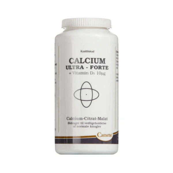 Camette Calcium Ultra Forte + Extra D3 – 200 stk