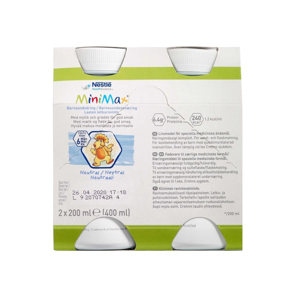 Resource MiniMax Sondeernæring - 2 x 200 ml