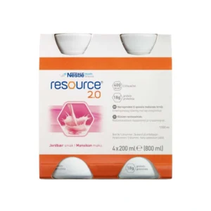 Resource 2.0 Jordbær – 4 x 200 ml