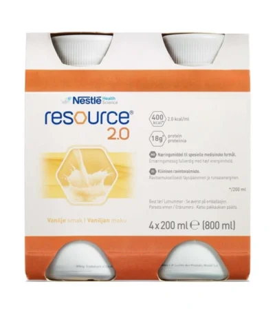 Resource 2.0 Vanille – 4 x 200 ml
