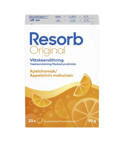 Resorb Original Appelsin - 2 x 10 brusetabletter