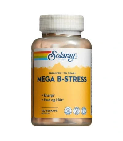 Solaray Mega B-Stress – 120 stk