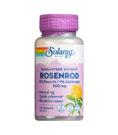 Solaray Rosenrod – 60 stk