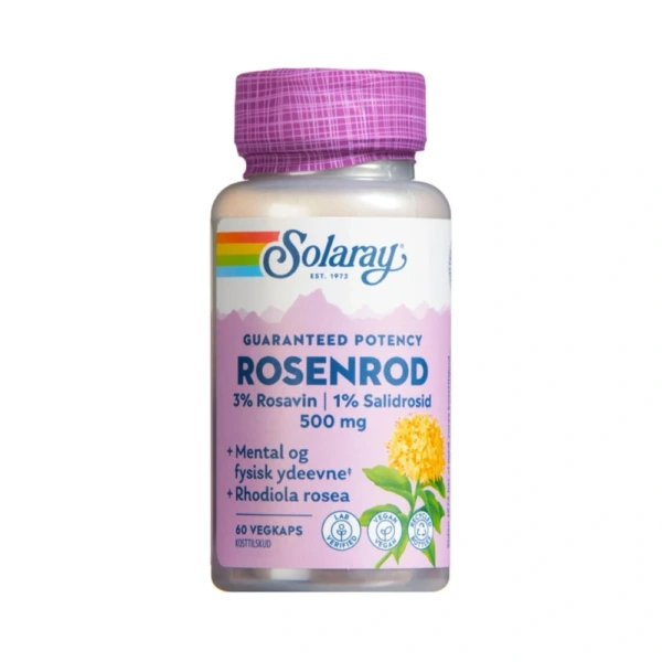 Solaray Rosenrod – 60 stk