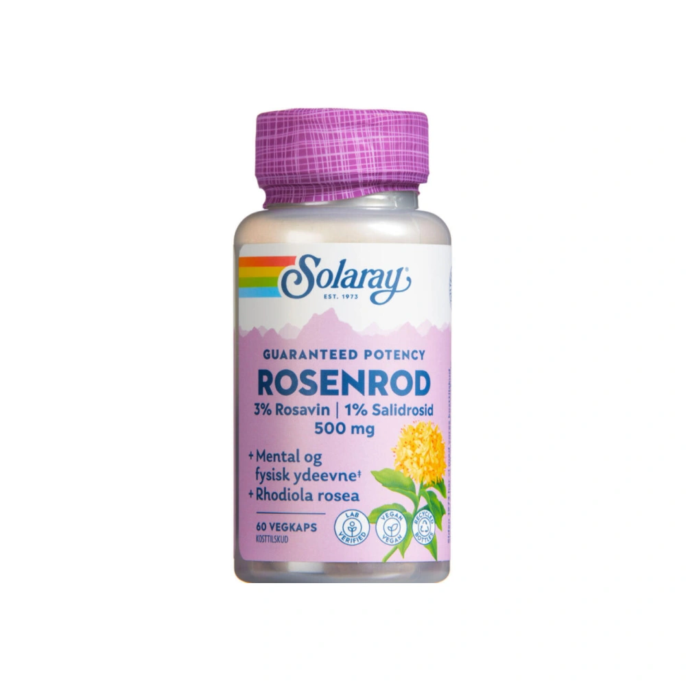 Solaray Rosenrod – 60 stk