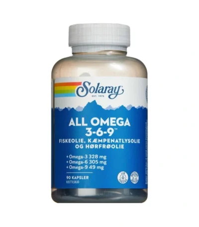 Solaray All Omega 3-6-9 - 90 stk