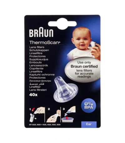 Braun ThermoScan Linsefiltre – 40 stk