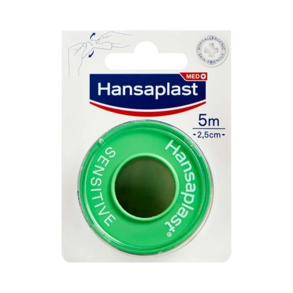 Hansaplast Tape Sensitive 5 m x 2,5 cm – 1 stk