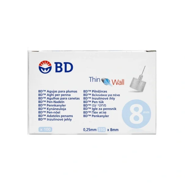 BD Penkanyle 0,25 x 8 mm 31G – 100 stk