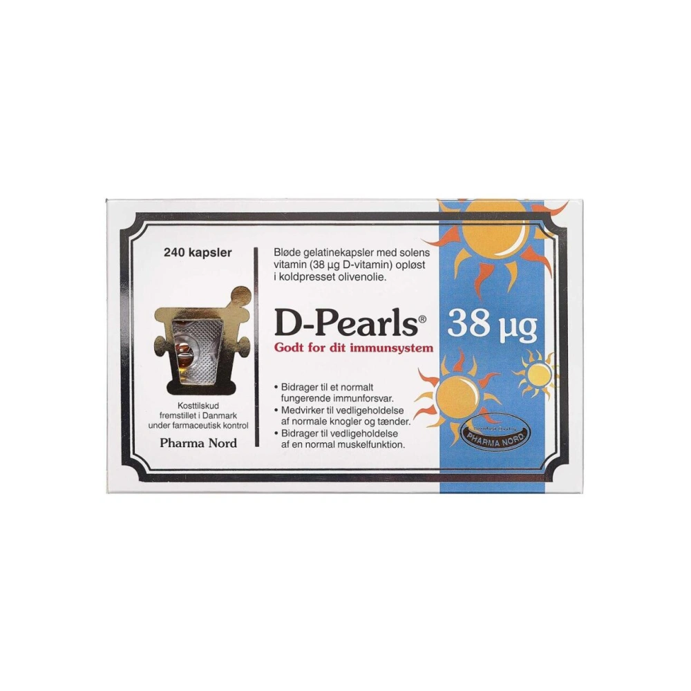 Pharma Nord D-Pearls 38µg – 240 stk