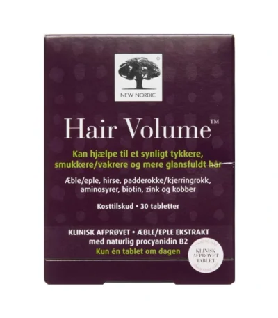 New Nordic Hair Volume – 30 stk