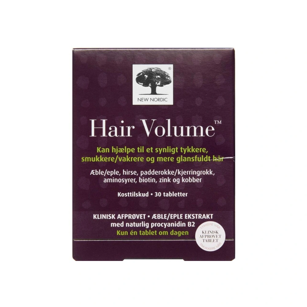 New Nordic Hair Volume – 30 stk