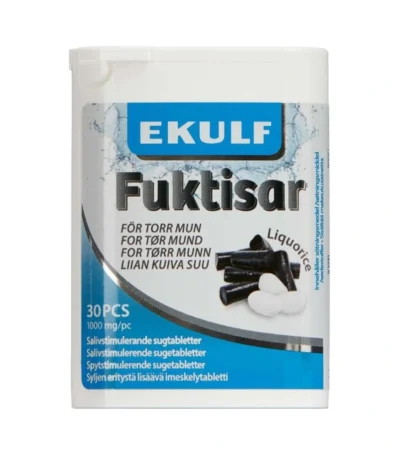 EKULF Fuktisar Liquorice – 30 stk