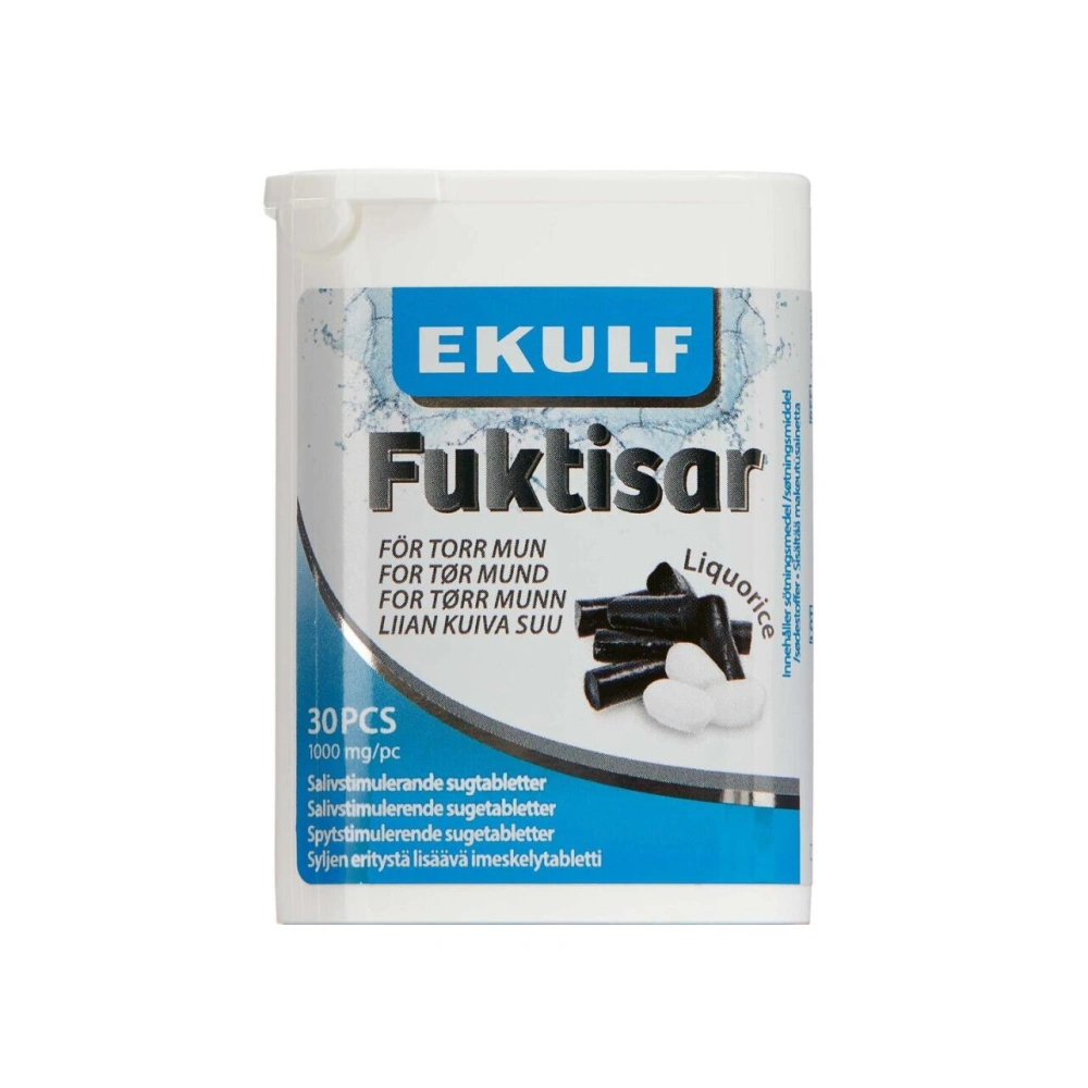 EKULF Fuktisar Liquorice – 30 stk