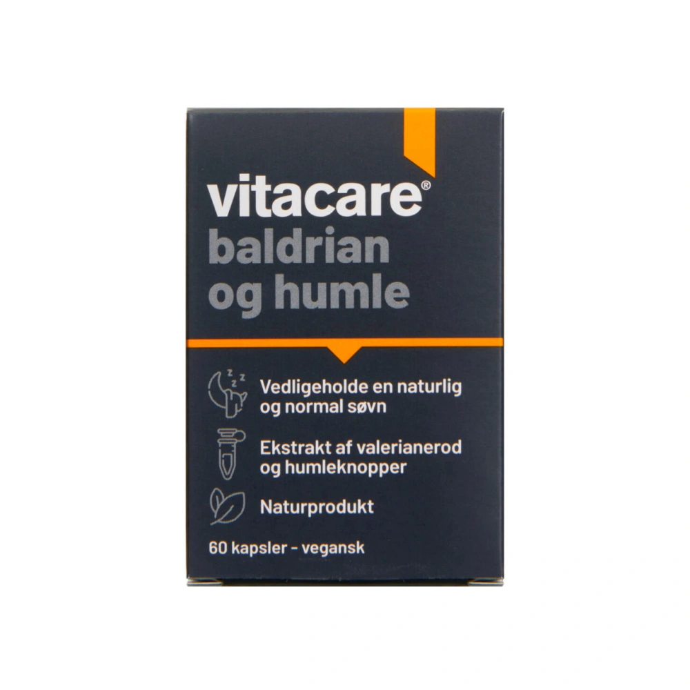 Vitacare Baldrian og Humle – 60 stk