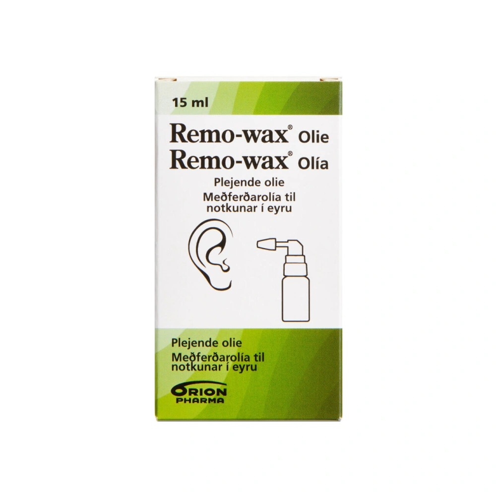 Remo-wax Olie Ørespray – 15 ml