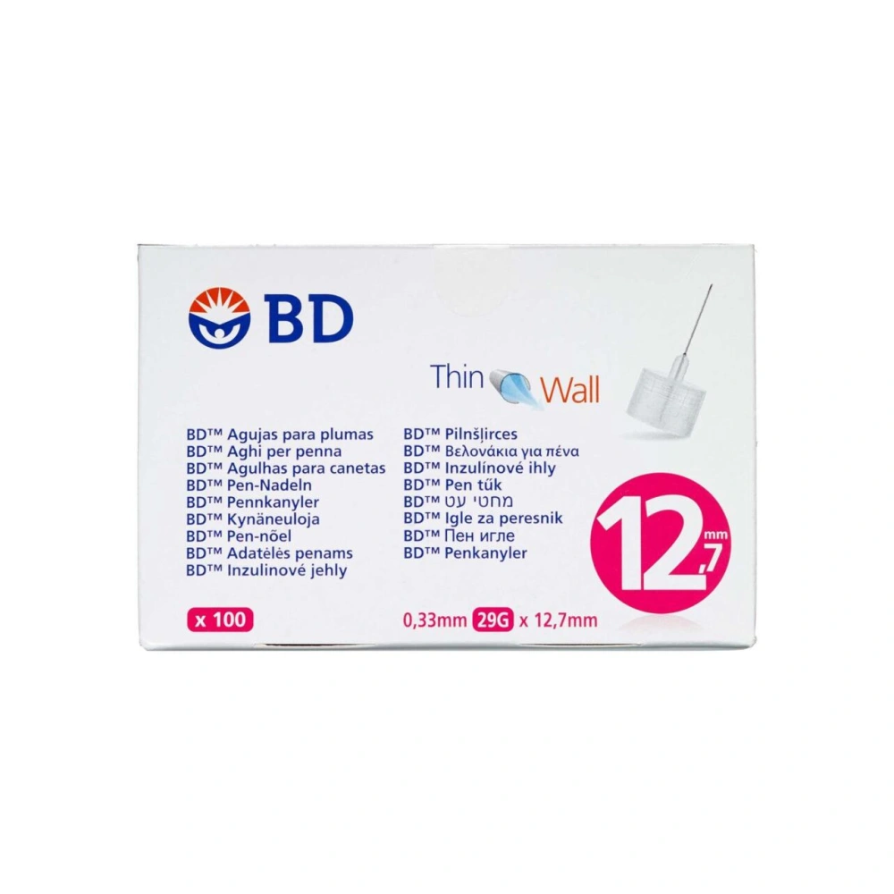 BD Micro-Fine+ Penkanyle 0,33 x 12,7 - 100 stk