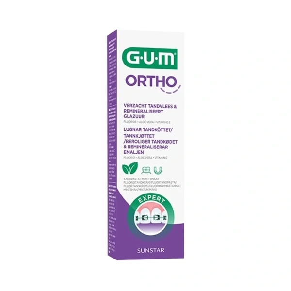 GUM ORTHO Tandpasta Gel – 75 ml