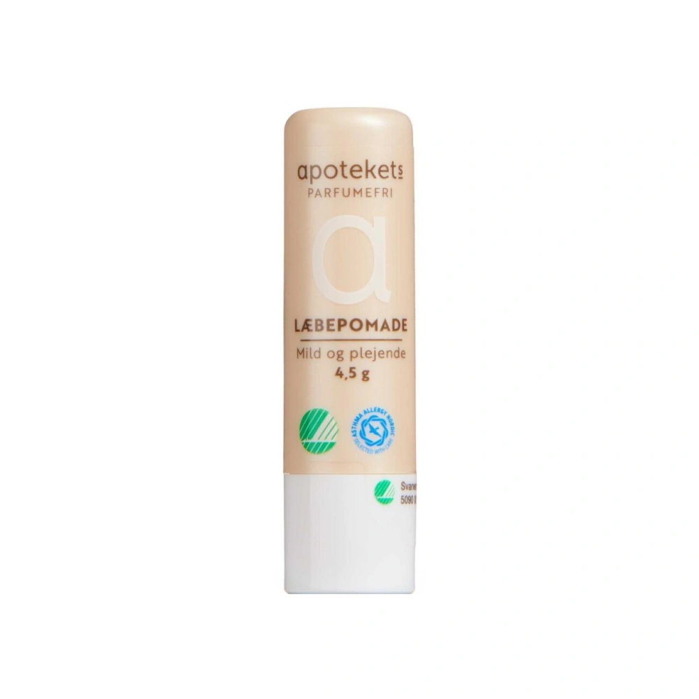 Apotekets Læbepomade Svanemærket Uden Parfume – 4,5 g