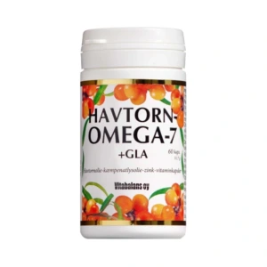 Vitabalans Havtorn Omega 7 +GLA kapsler – 60 stk