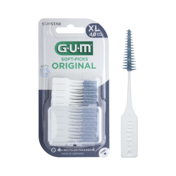 GUM SOFT-PICKS ORIGINAL X-Large – 40 stk