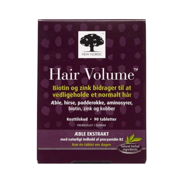 New Nordic Hair Volume – 90 stk
