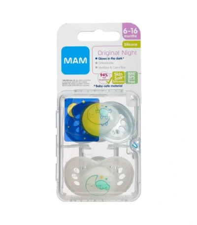 MAM Original Night Sut 6-16 mdr assorterede farver - 2 stk