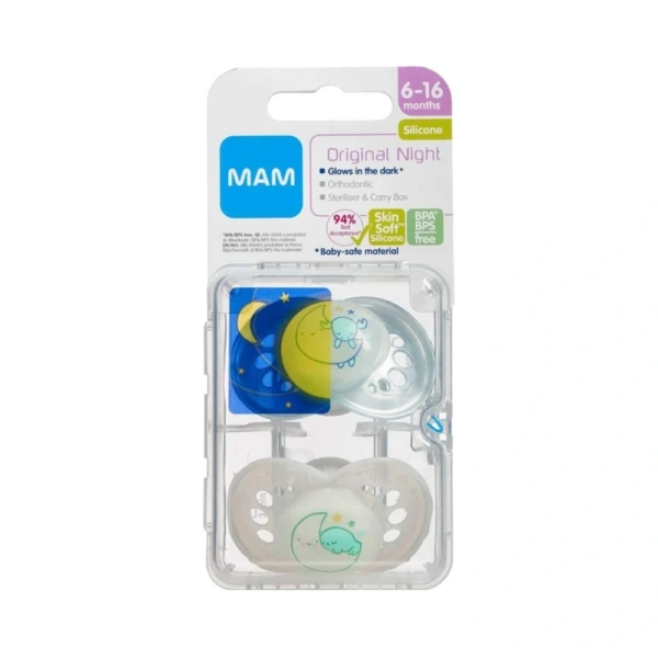 MAM Original Night Sut 6-16 mdr assorterede farver - 2 stk