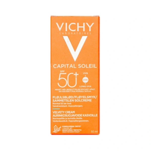 Vichy Capital Soleil Fugtgivende Ansigtssolcreme SPF 50+ – 50 ml