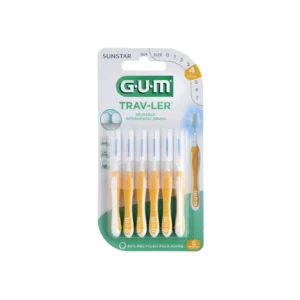 GUM TRAV-LER Mellemrumsbørste 1514 1,3mm – 6 stk