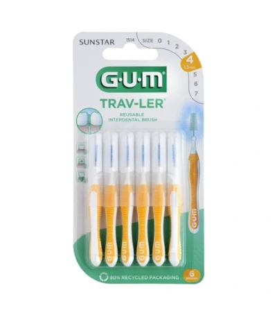 GUM TRAV-LER Mellemrumsbørste 1514 1,3mm – 6 stk