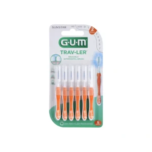 GUM TRAV-LER Mellemrumsbørste 1412 0,9mm – 6 stk