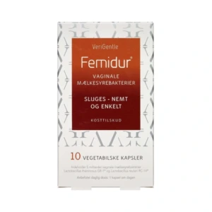 Femidur Oral Vaginale Mælkesyrebakterie – 10 kaps