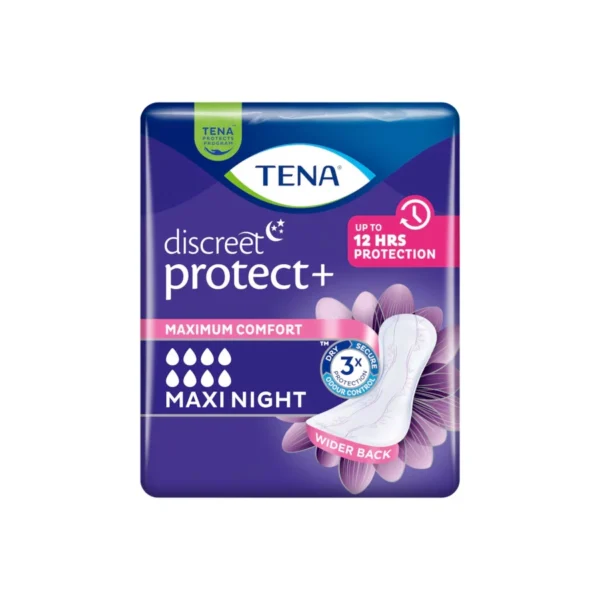 TENA Discreet Protect+ Maxi Night – 6 stk