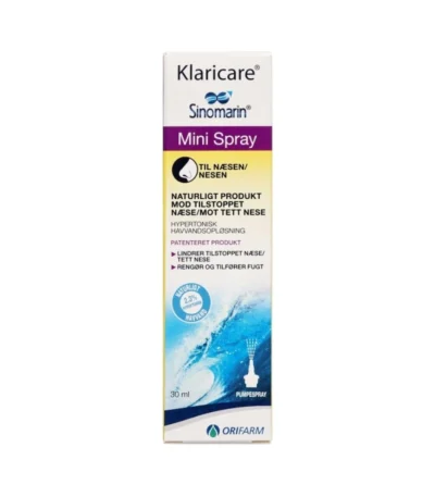 Klaricare Orifarm Klaricare Næsespray mini – 30 ml