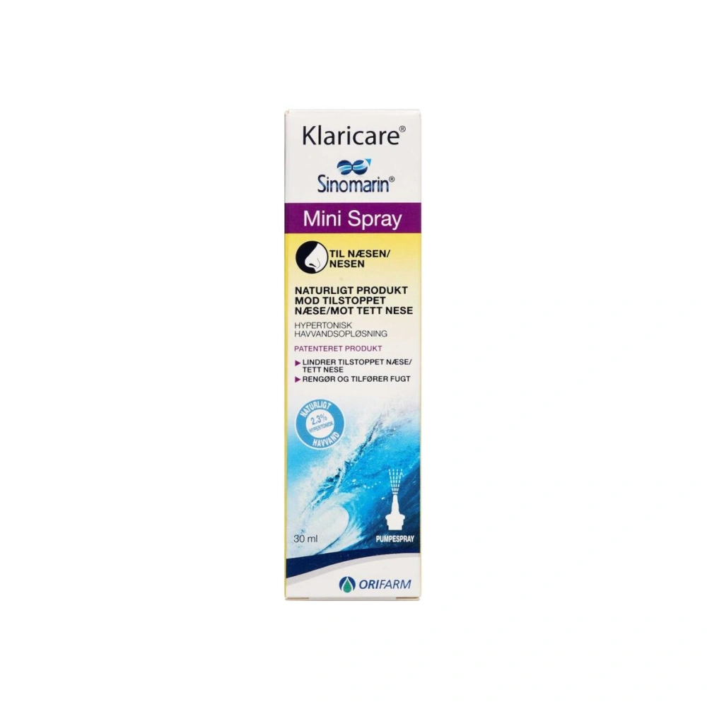 Klaricare Orifarm Klaricare Næsespray mini - 30 ml