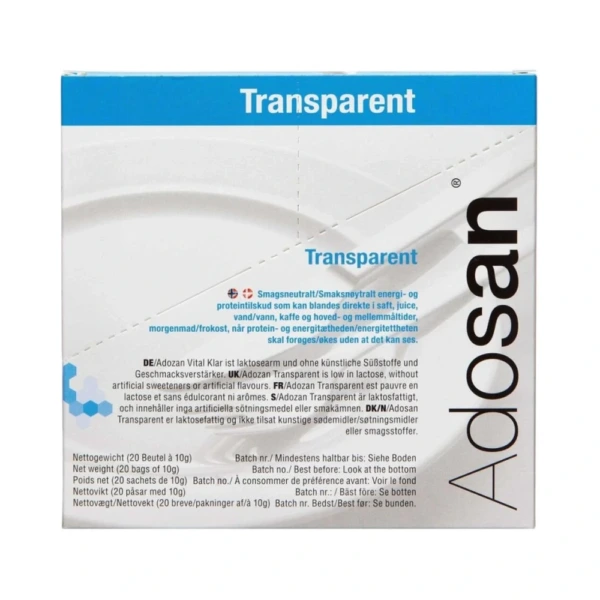 Adozan Pulver Transparent – 20 x 10 g