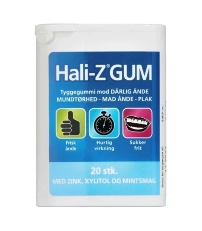 HaliCare Hali-Z Tyggegummi Sukkerfrit – 20 stk