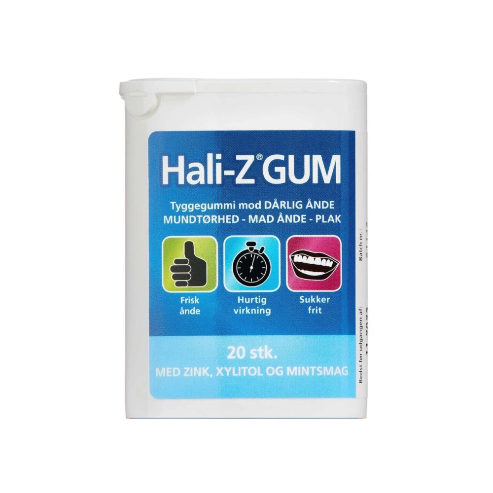HaliCare Hali-Z Tyggegummi Sukkerfrit - 20 stk
