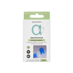 Apotekets Ørepropper Trykregulerende M/L – 1 par