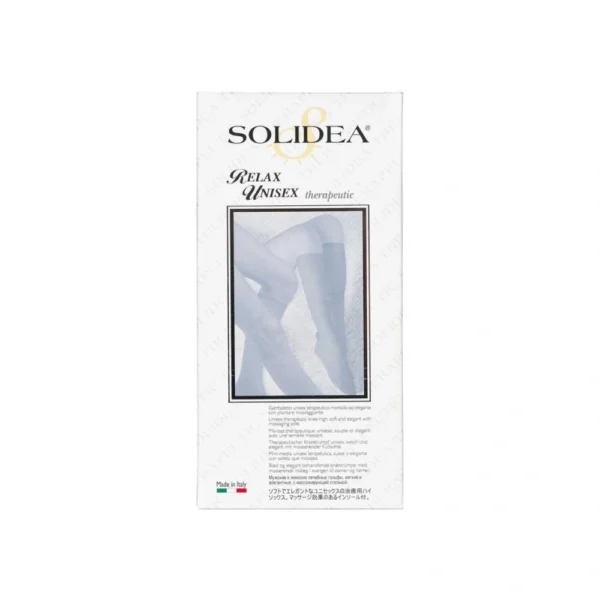 Solidea Knæ Relax Unisex KL2 Sort Medium – 1 par
