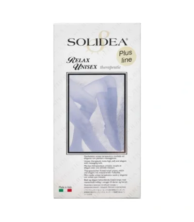 Solidea Knæ Relax Unisex KL2 Plusline Sort X-Large – 1 par