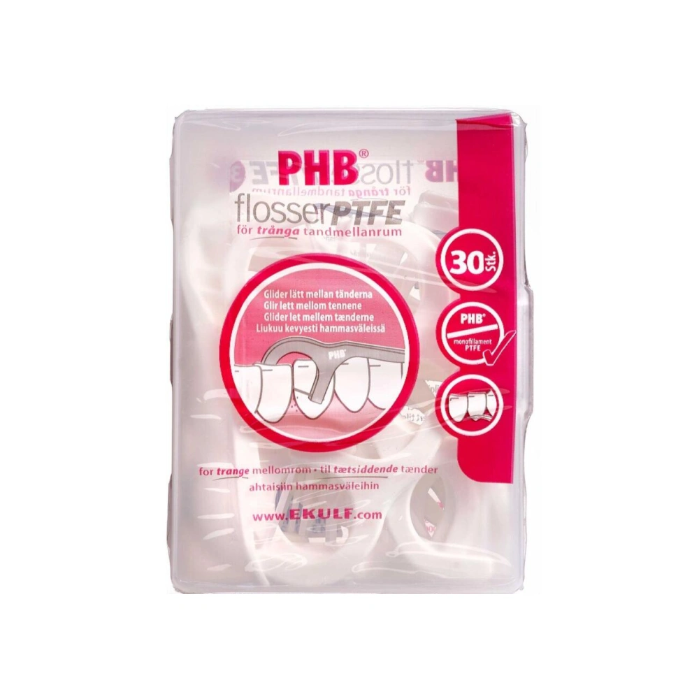 EKULF PHB Flosser PTFE - 30 stk