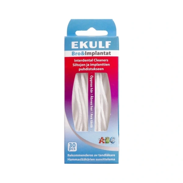 EKULF Bro&Implantat Tandtråd – 30 stk