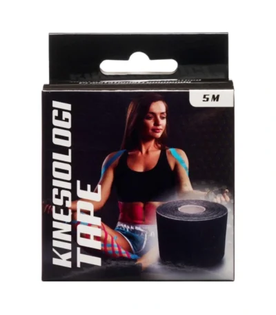 Jasper Kinesiologi Tape Sort 5 cm x 5 m – 1 stk