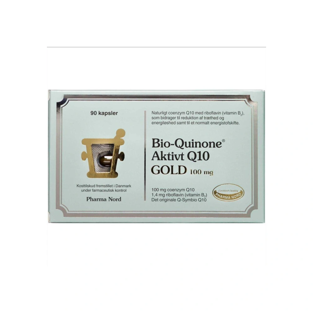 Pharma Nord Bio-Quinone Aktivt Q10 Gold kapsler - 90 stk
