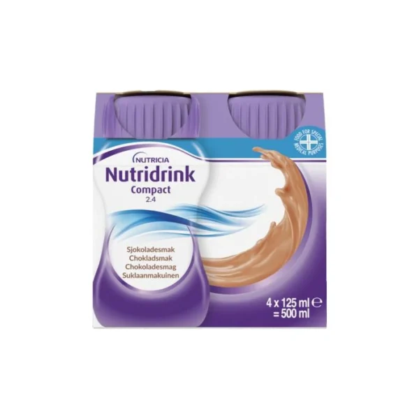Nutridrink Compact Chokolade – 4 x 125 ml