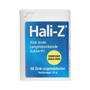 HaliCare Hali-Z Sugetablet Sukkerfri – 50 stk
