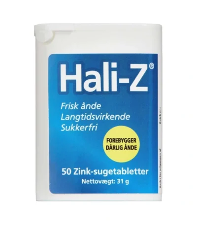 HaliCare Hali-Z Sugetablet Sukkerfri – 50 stk
