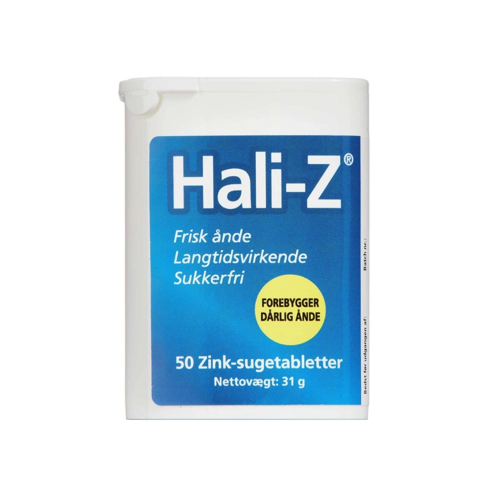 HaliCare Hali-Z Sugetablet Sukkerfri - 50 stk